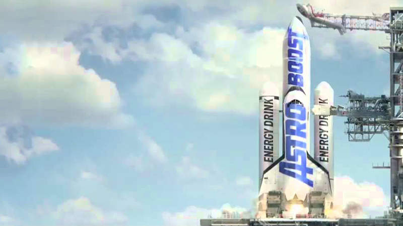 Standbild aus Video: Rakete auf Startrampe