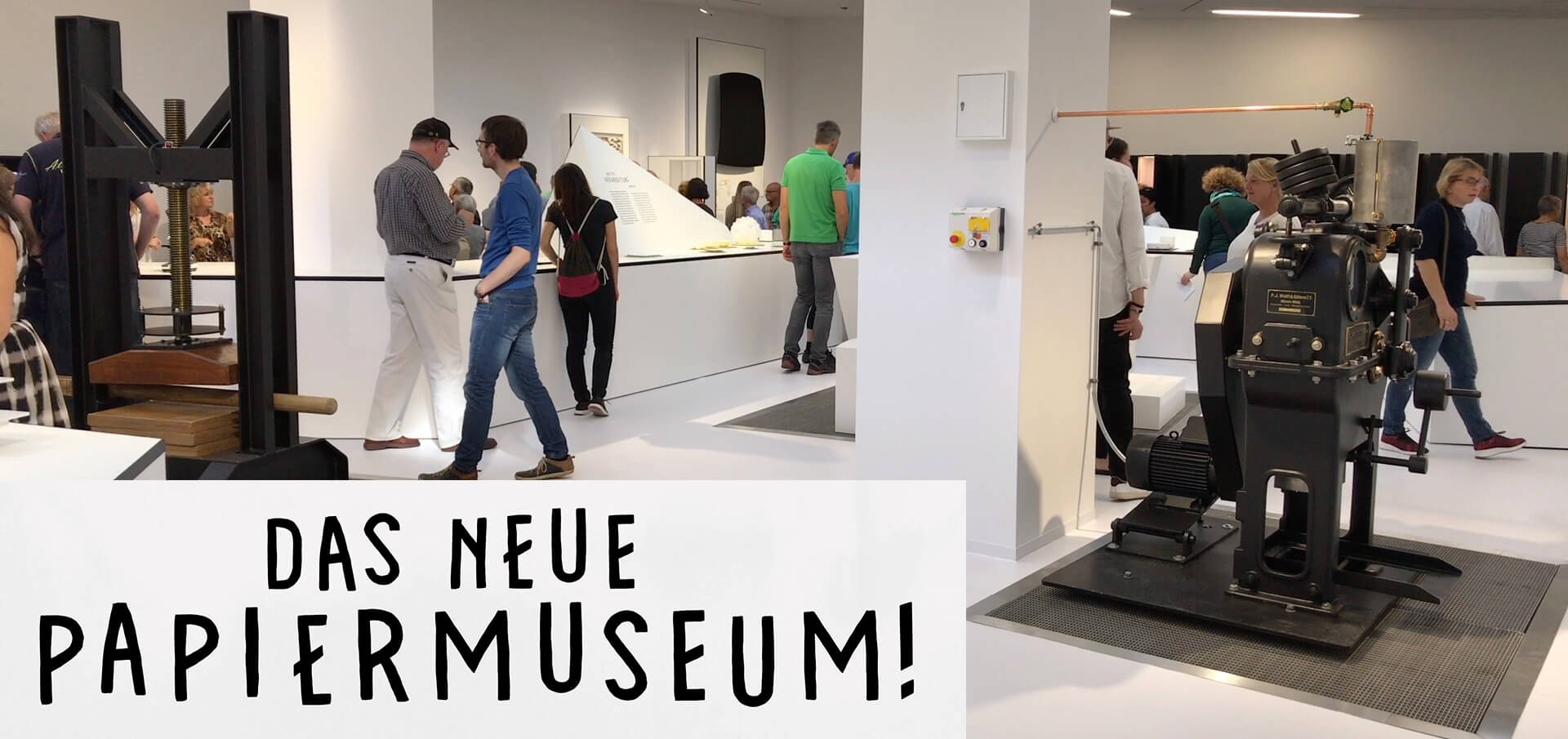 Standbild aus Case-Video: Besucher in der Ausstellung